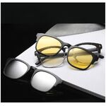 Оправа пластиковая TR90 + поляризационная солнцезащитная насадка (клипон) на магните El Dorado EL2273