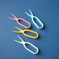 Пинцеты, длина 7,7 см, для работы с контактными линзами, разные цвета GJQ-1, заказ от 80 штук