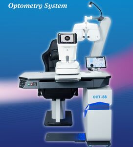 Рабочее место офтальмолога, комбинированный стол COT-88