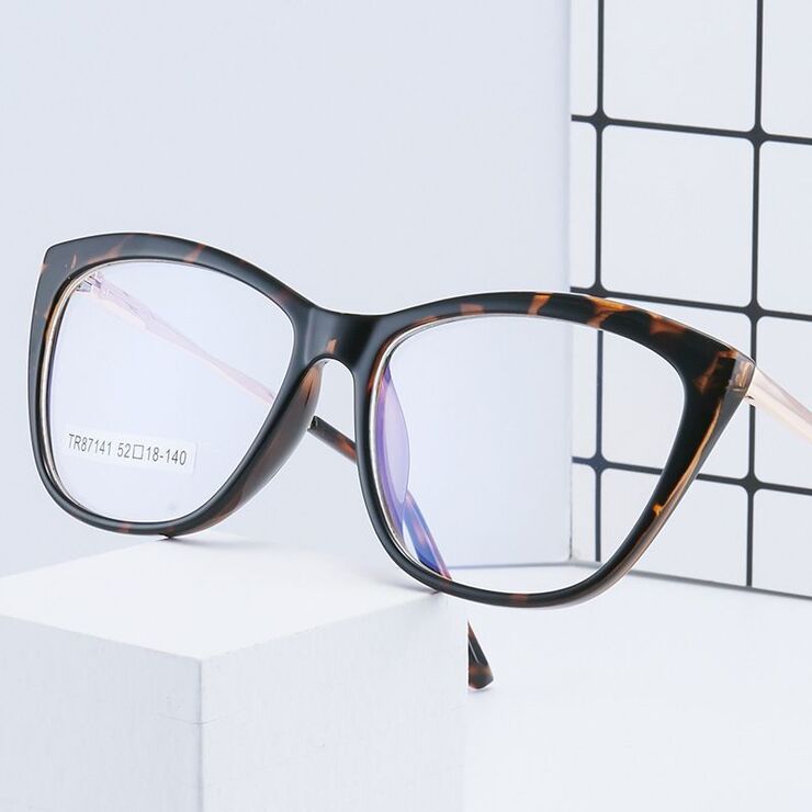 TR90 plastic frame or glasses with blue light protection, with spring hinges FA87141