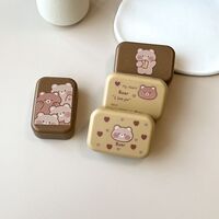 Мини-набор для мягких контактных линз  A118-17奶茶爱心熊头