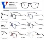 Оправа пластиковая из ацетата TR90 + металл с флексом D1517-DA