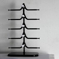 Стойка для очков пластиковая настольная на 5 мест 可拆卸001