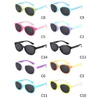 Polarized silicone sunglasses with UV400 protection for kids T18009