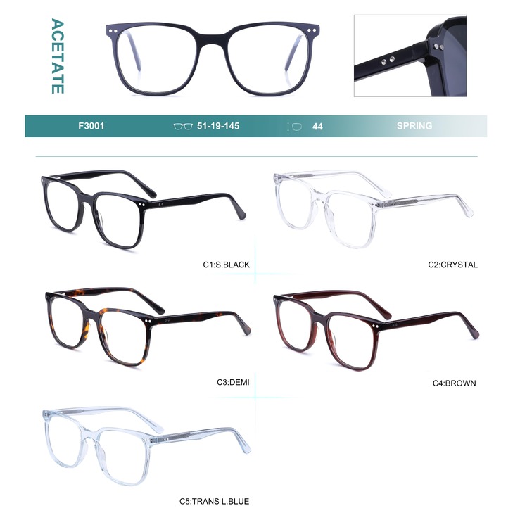 Оправа для очков пластиковая из материала ацетат, с флексом Big City F3001