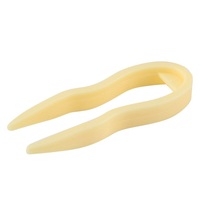 Пинцет пластиковый с присоской в индивидуальной упаковке DY-1055, длина пинцета - 4,8 см