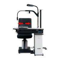 Рабочее место офтальмолога, комбинированный стол + кресло W-580B, столешница 980*490 мм