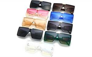 Солнцезащитные очки Elit цельные в стиле ретро 6955