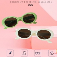 Polarized silicone sunglasses with UV400 protection for kids T11098