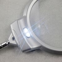 Tabletop magnifying glass with backlight 4B-7-XX, magnification: 2X, 5X