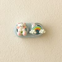 Mini soft contact lens kit retractable W-CT35熊兔彩虹