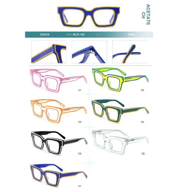 Оправа пластиковая из ламинированного многослойного ацетата Big City CH3210