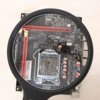 Лупа с универсальной подсветкой, увеличительное стекло с ручкой 70138-XX, диаметр 138 мм, увеличение: 2Х, 30Х