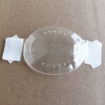 Самоклеящаяся прозрачная овальная маска для глаз, защитный чехол после лазерной операции на глазах