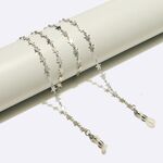 Металлическая нескользящая цепочка из звезд серебряного цвета, для очков и масок GL1641-2