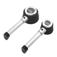 Лупа с универсальной подсветкой, увеличительное стекло с ручкой SZ-6-XX-1, диаметр 37 мм, увеличение: 30Х