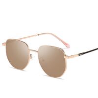 Очки металлические фотохромные с защитой от синего света 9676-GT