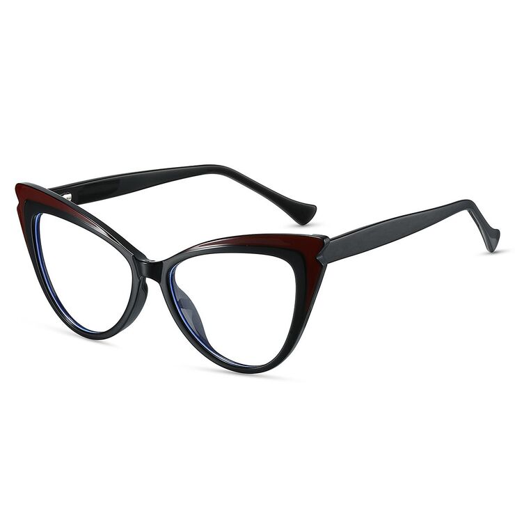 TR90 plastic frame or glasses with blue light protection, with spring hinges FA87293