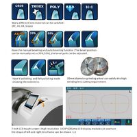 Auto patternless lens edger ALE-1200 and ST-1200 PLUS scaner
