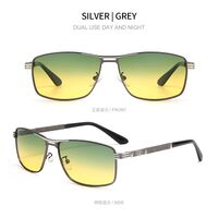 Очки металлические фотохромные с защитой от синего света 2871-GT