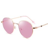 Очки металлические фотохромные с защитой от синего света 9648-2-GT