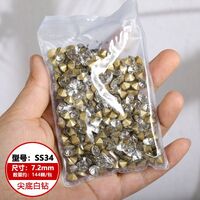 Набор страз с заострённым дном для ремонта и украшения оправ и очков JD0007-AB