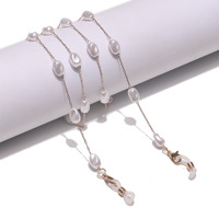 Модная золотая толстая цепочка для очков GL1406