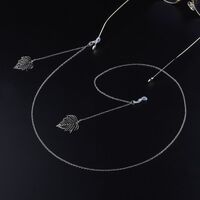 Metal non-slip chain, with sheet, for glasses and masks GL938