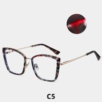 Combined frame (metal + TR90) or glasses with blue light protection, with spring hinges FA87258