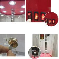 Стойка-витрина акриловая напольная вращающаяся для очков, оправ, футляров и аксессуаров 18004