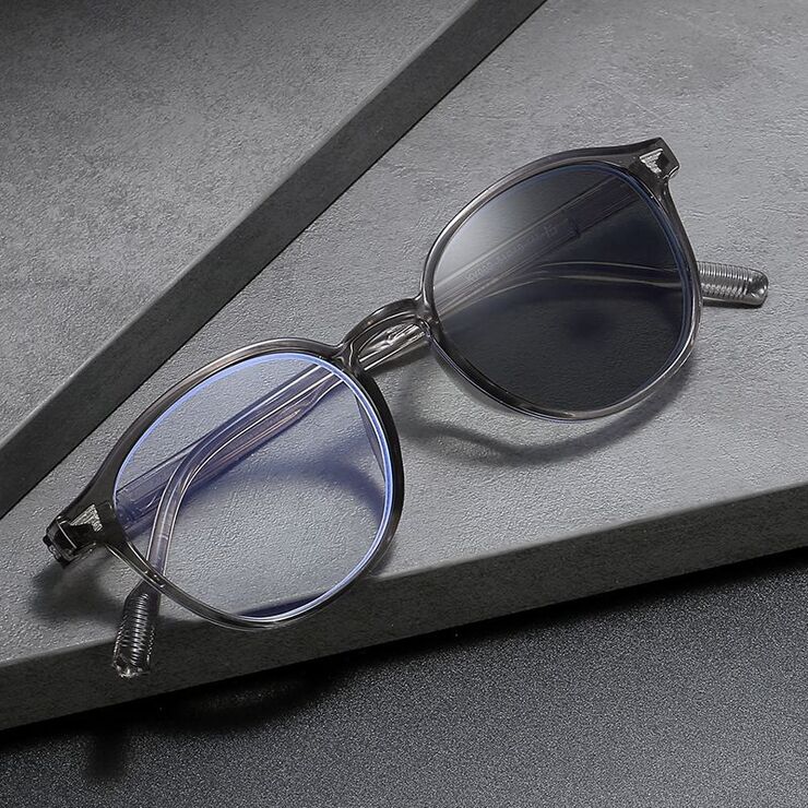 Очки фотохромные пластиковые с защитой от синего света KY009变色平光