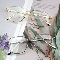 Очки металлические с защитой от синего света KY0920 с футляром