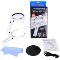 Лупа настольная с подсветкой 90RC-XX, увеличение: 3,5X, 10X