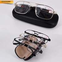 Очки большие мужские металлические с флексами Vizzini V7003-FUTLYAR