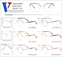 Оправа металлическая полуободковая с флексом D1039-DA