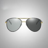 Очки металлические фотохромные с защитой от синего света 2813-GT