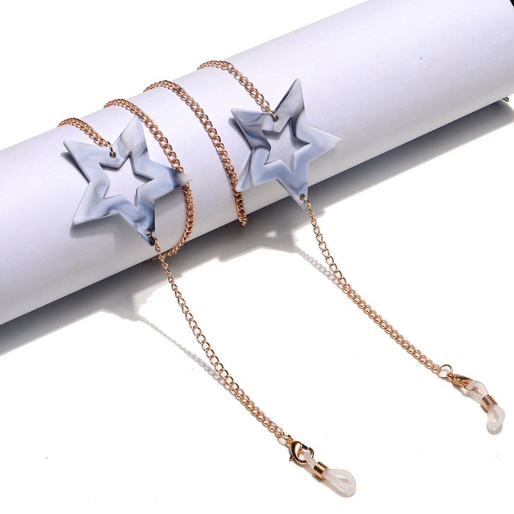 Цепочка для очков из сердец GL1234