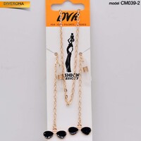 Цепочка для очков металлическая CM039-2 链条