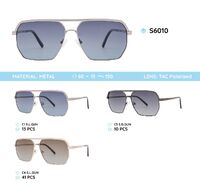 Metal frame polarized sunglasses S6010