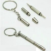 Отвертка-брелок универсальная, 4 в 1 - плоская, шестигранная * 2, крестовая