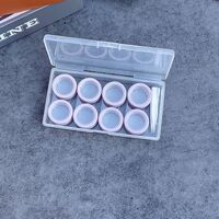 Мини-набор для мягких контактных линз + 4 контейнера для хранения J1-6多副磨砂套装