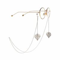 Metal non-slip chain, with sheet, for glasses and masks GL938