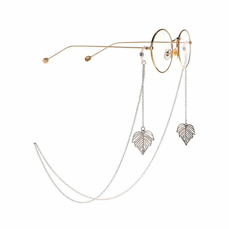 Metal non-slip chain, with sheet, for glasses and masks GL938