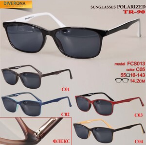 Солнцезащитные очки в оправе из TR-90, линзы polarized FCS013 POLAR