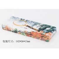 Лупа, увеличительное стекло с ручкой с узором дракона 金-龙52-XX, диаметр: 48 мм, увеличение: 10Х