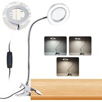 Tabletop magnifying glass with backlight 230695-XX, magnification: 10X