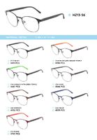 Металлическая оправа с дужками из материала TR-90 HZ13-56