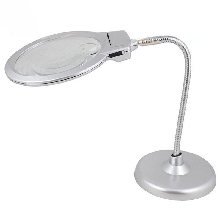 Tabletop magnifying glass with backlight 4B-7-XX, magnification: 2X, 5X