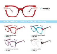 Plastic acetate eyeglasses frame WD4324