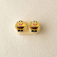Mini soft contact lens kit retractable W-CT28透明卡通